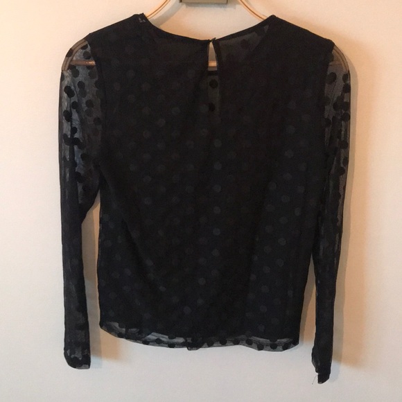 Polka dot long sleeve top - Picture 2 of 4